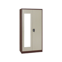 Meubles de chambre à coucher KD en métal, garde-robe avec deux portes en acier, Design de 2019