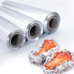 Food Grade Huishoudelijke Catering Aluminiumfolie Roll Jumbo Bbq Bakken Aluminiumfolie Papier Keukenaccessoires