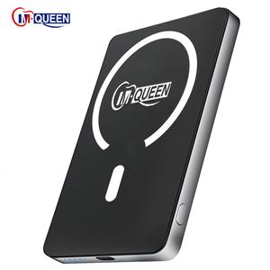 Batería Externa Magnética Inalámbrica de Aluminio con Logotipo Personalizado, PD 22.5W, 5000mAh, Delgada, con Carga Rápida para Teléfono - Product Image 1