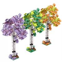 1000g-bag Pandatoys Blocs Brique Pièces NO. 2417 bloc 1000 + moules 36 + couleurs Stock arbre maison blocs forêt plante feuilles 2417 partie
