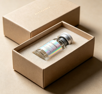 Boîte en carton rigide écologique personnalisée avec insert en mousse pour flacon de peptide 1-10 ml, flacon de pilules, et emballage ondulé pour envoi postal