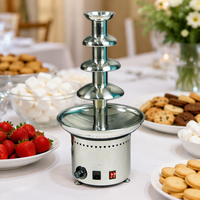 Offre Spéciale – Machine Électrique Moderne à 5 Niveaux en Acier Inoxydable pour Faire Fondre et Tempérer le Chocolat 110V/220V CT-CF1205 – Idéale pour Hôtels et Fontaines à Chocolat