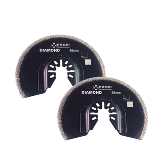 Disco de diamante soldado de 88 mm para herramienta oscilante multiusos, para juntas de azulejos, semicircular - Product Image 1