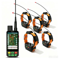 Système de surveillance GPS pour chien ESEEK : affichage directionnel par boussole électronique + alerte d'intensité des aboiements et partage de collier (5 colliers)