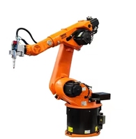 Système de machine de soudage laser robotique à bras robotique à 6 axes automatique KUKA, système de découpe laser, machine de découpe laser de métal