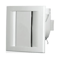 Ventilateur d'extraction de plafond en forme de champignon de 10 pouces avec persienne, certifié ETL, 110V-120V, pour salle de bain et fenêtre