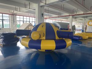 Jeux de parc <span class=keywords><strong>aquatique</strong></span> gonflables personnalisés commerciaux volant Disco bateau remorquable eau <span class=keywords><strong>aquatique</strong></span> Saturn Rocker pour événements en plein air - Product Image 6