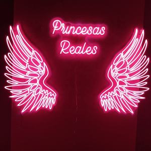 Kexian Custom No Moq LED grandi insegne al Neon Led Logo segno a parete acrilico ali d'angelo luce al Neon - Product Image 2