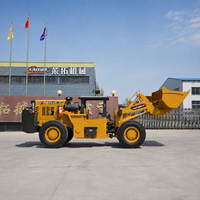 Chargeuse sur pneus haute performance de 2 tonnes avec benne à déchargement latéral en option, pour mines souterraines étroites