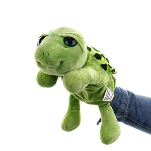 Varios animales de dibujos animados del bosque boca abierta animales de peluche marioneta de mano de felpa para niños - Product Image 5
