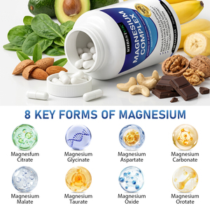 Cápsulas de <span class=keywords><strong>Magnesio</strong></span> Complejo con Extracto de Plantas de Marca Privada para la Salud Ósea y Muscular, Ayuda a la Relajación, Glicinato de <span class=keywords><strong>Magnesio</strong></span> - Product Image 5