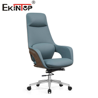 Ekintop Fournisseur chinois Chaises de bureau en cuir au design moderne Chaises de bureau à hauteur réglable pour chaise ergonomique de bureau