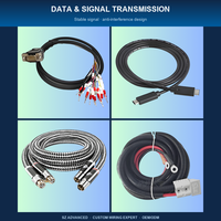 Kabel Harness Adaptor Berkualitas Tinggi Khusus 2-6 Pin Konduktor Aluminium PBT Berperingkat IP66 Jst Xh Sh Zh Molex Pitch 1.0-2.5