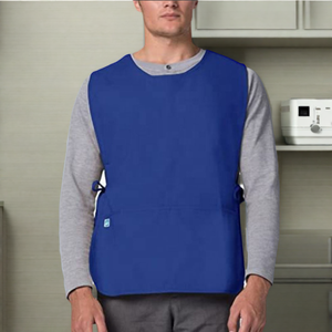 Celemek dapur 2 potong rompi poliester terlaris dengan tali pada kedua sisi membersihkan alas dada pembersih dapur - Product Image 2