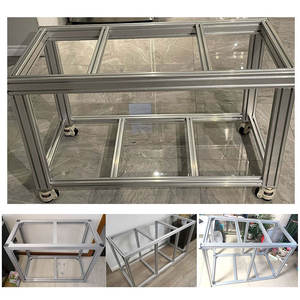 Présentoir à poissons d'<span class=keywords><strong>aquarium</strong></span> en aluminium présentoir à poissons meuble TV Table d'appoint en bois personnalisé support d'<span class=keywords><strong>aquarium</strong></span> Simple - Product Image 4