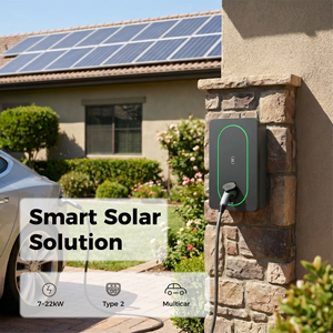 Estación de Carga Solar Inteligente para Vehículo Eléctrico de Pared <span class=keywords><strong>Tipo</strong></span> 2 de 7 a 22 kW con Sistema Solar para Uso Doméstico - Product Image 2