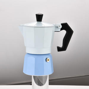 Moka <span class=keywords><strong>Express</strong></span> Pot de cuisinière en aluminium personnalisé eau chaude expresso cafetière moka pot - Product Image 3