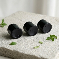 Pot de stockage vide en PET transparent écologique avec bouchon sécurité enfant, pot d'emballage en plastique pour herbes, grains de café, fleurs séchées