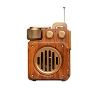 Mini haut-parleur sans fil passif multifonctionnel rétro, caisson de basses domestique, batterie grande capacité, idéal pour les fêtes en extérieur, connectable