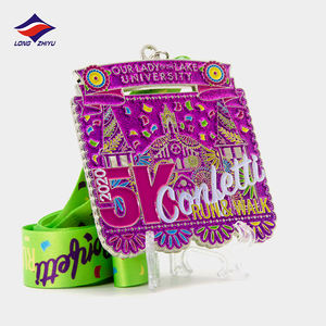 Longzhiyu Fabricant professionnel de médailles Médaille de golf rotative personnalisée Conception gratuite Alliage de zinc Métal Récompense pour les cadeaux de tournoi - Product Image 3