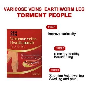 Plester Herbal OEM Plester Cina untuk Perawatan Kaki Efektif untuk Varises Vaskulitis Flebitis Varises Laba-laba - Product Image 5