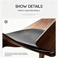 Fauteuil lounge ergonomique moderne en similicuir PU pour la maison, le bureau, la chambre et l'appartement