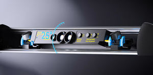 Sensor de Seguridad para Puerta Automática CANBO 227L, Disponible en Tres Tamaños, Cortina Láser de 750 mm de Ancho, Detección de Campo de Seguridad Infrarrojo - Product Image 4