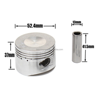 LF110cc 125cc moteur Piston kit 52.4mm Piston 13mm axe Piston anneau ensemble ajustement saleté Pit vélo ATV Quads aller kart moto