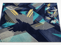 Moquette Jacquard Mur-à-Mur pour Hôtels, 4m, en Nylon à Dos Actionnel, Antidérapante, Durable, pour Grands Projets et Espaces de Hall, Vente en Gros