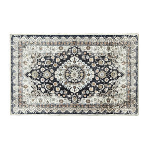 พรมลายเหรียญสไตล์ชาติพันธุ์ รูปทรงสี่เหลี่ยมผืนผ้า ขนาด 8x10 ฟุต ซักได้ กันลื่น ผลิตจากโพลีเอสเตอร์ สำหรับปูพื้นบ้าน - Product Image 2