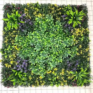 Soft Touch Realistic Plastic Grass Wall Mat Foliage UV Resistant Eco-Friendly for <b>Party</b> Wedding <b>Backdrop</b> Decoration - Product Image 1