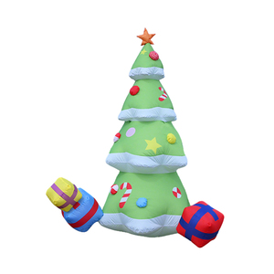 Albero di Natale Gonfiabile LED da 6 Piedi con Regalo, Decorazione Luminosa per Feste Natalizie, Giardino e Prato - Product Image 3