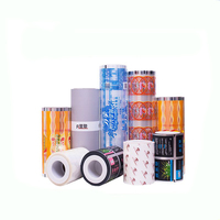 Rollo de Embalaje Flexible con Logotipo Personalizado, Película de Aluminio, PVC, OPP, PET, PE, Plástico Laminado para Alimentos, Chocolate, Bocadillos, Galletas, Gelatina