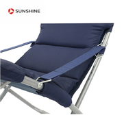 Chaise d'extérieur inclinable et réglable, fauteuil Portable, facile à transporter, pliable, 2 positions, nouveau modèle