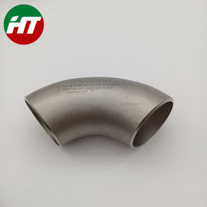 Accesorios de codo de 90 grados de acero reductor A403 316l de alta presión suministrados con tratamiento de superficie de pulido - Product Image 3