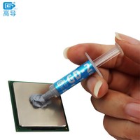 13 Pièces de Pâte Thermique Grise GD-2, Emballage en Seringue Courte de 1 Gramme, Composés Thermiques pour Refroidisseur de Processeur d'Ordinateur et de Carte Graphique