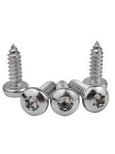 Tornillos autorroscantes de cabeza plana Torx de acero inoxidable 304, zincados, finos, M2.5, 40 mm, rosca métrica, rosca derecha - Product Image 5