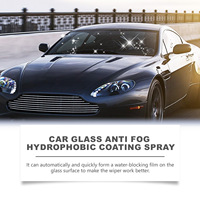 100ml verre de voiture Anti-buée revêtement hydrophobe Spray rétroviseur pare-brise étanche Agent anti-buée nettoyage du verre