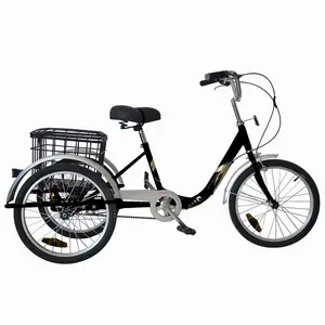 2020 Nieuwe Driewielers Voor Volwassenen/Groothandel Goedkope Volwassen Driewieler Fiets Voor Verkoop/Hot Koop Moderne Volwassen Trike Fiets met 3 Wiel