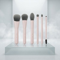 Pinceau de maquillage rétractable pour l'application de fond de teint en poudre, outil de beauté peu encombrant, vente en gros, fourniture directe d'usine