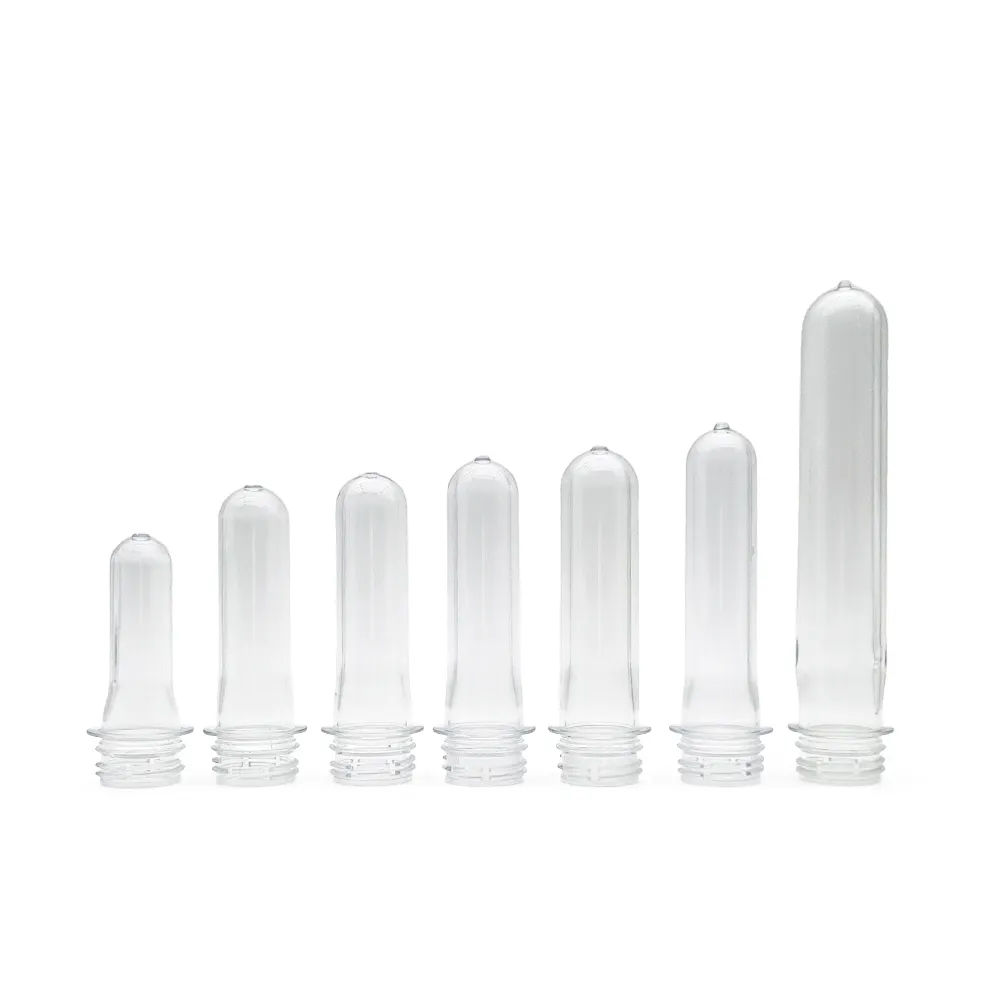 PET bottle Preforms of different weight of 28 mm PCO 1881 for blow molding beverages and mineral water bottles