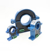 0-10V 4-20ma RS485 Analog Output Loop terbuka Ac transmiter arus Ct 500A 1000A efek Hall transduser Sensor arus