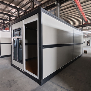 Maisons modulaires préfabriquées durables de 20 pieds, conteneur pliable en panneau sandwich, maison pour centre commercial, hôtel, département de projet extérieur - Product Image 6