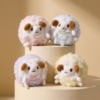 En gros, Mini Mignon Porte-clés Pendentif Mouton en Peluche, Poupée de Mariage, Jouets en Peluche Agneau Personnalisés, Animaux en Peluche pour Cadeau Promotionnel