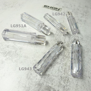 Tube de brillant à lèvres vide hexagonal transparent de 1,5 ml en gros avec bouchon à vis personnalisable pour cosmétiques - Product Image 6