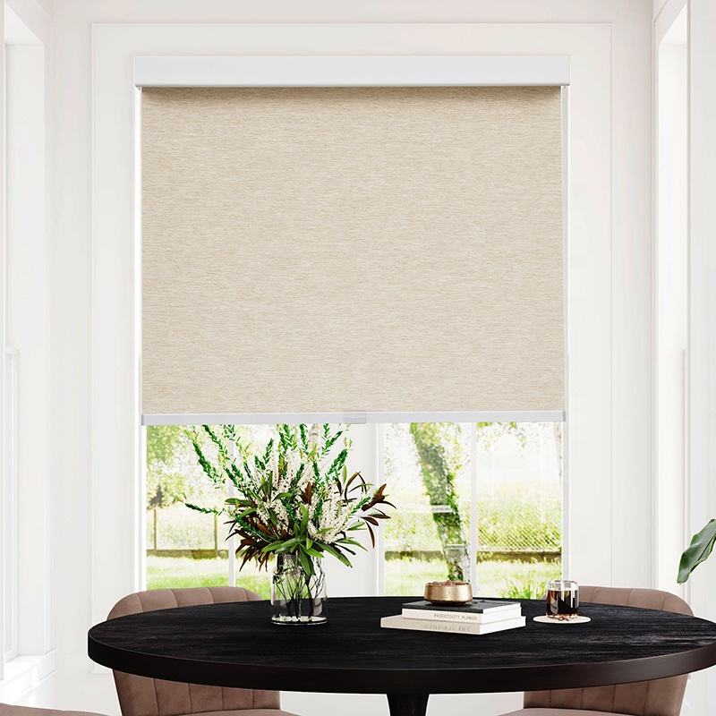Spring Window Blinds Hot Sale Eco-Friendly Natural Fabric Spring Curtain Window Blinds ...
