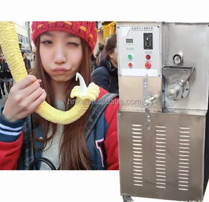 Máquina de hojaldre de cono de helado/Máquina de helado inflado de maíz de tubo hueco/Extrusora de bocadillos de hojaldre de maíz de tubo hueco