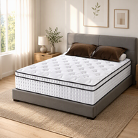 Matelas hybride à ressorts compressible et enroulable