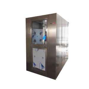 Venta caliente de la institución médica para sala limpia de acero inoxidable doble persona ducha de aire - Product Image 4