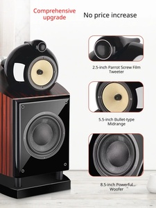 Paire d'enceintes passives Nautilus en bois massif NPS-01 <span class=keywords><strong>DM8</strong></span>, enceintes audiophiles Hi-Fi pour la maison, haute fidélité - Product Image 2